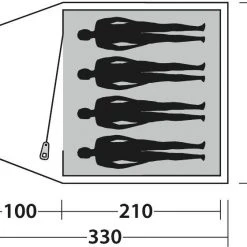 Easy Camp Torino 400 Tent, Blauw/groen -Campz-winkel easy camp torino 400 tent green blue 5