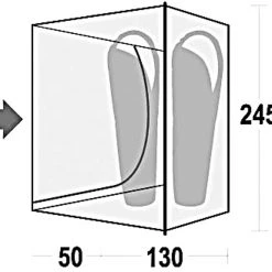 Ferrino Sintesi Tent 2-persoons, Olijf -Campz-winkel ferrino sintesi zelt 2 personen oliv 3