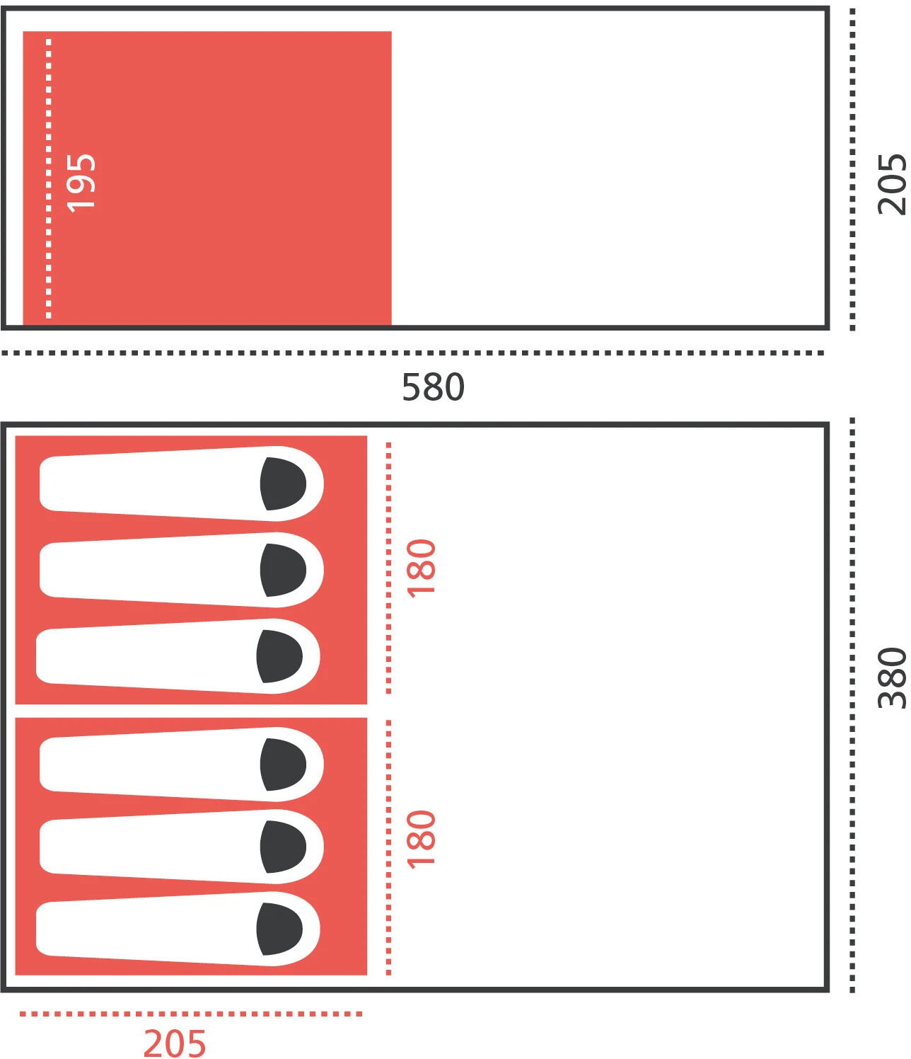 Grand Canyon Dolomiti 6 Tent, Beige 12 Grand Canyon Dolomiti 6 Tent, Beige - Afbeelding 10
