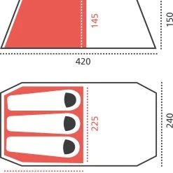 Grand Canyon Robson 3 Tent, Blauw 17 Grand Canyon Robson 3 Tent, Blauw -Campz-winkel grand canyon robson 3 tent capulet olive 8