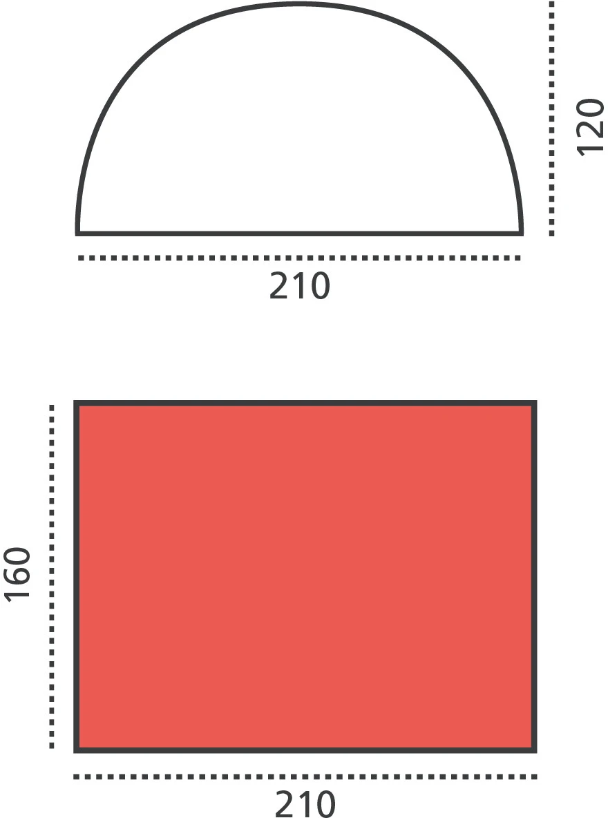 Grand Canyon Tonto Beach Tent 3, Turquoise 10 Grand Canyon Tonto Beach Tent 3, Turquoise - Afbeelding 8