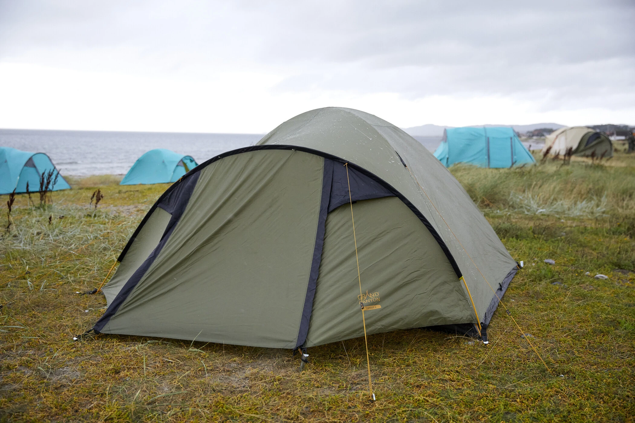 Grand Canyon Topeka 4 Tent, Blauw 10 Grand Canyon Topeka 4 Tent, Blauw - Afbeelding 8