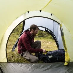 Helsport Lofoten Superlight 3 Camp Tent, Groen -Campz-winkel helsport lofoten superlight 3 camp tent green 4