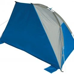 High Peak Bilbao Strandtent, Blauw/grijs -Campz-winkel high peak bilbao beach shelter blue grey 2