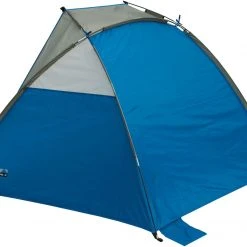 High Peak Bilbao Strandtent, Blauw/grijs -Campz-winkel high peak bilbao beach shelter blue grey 3
