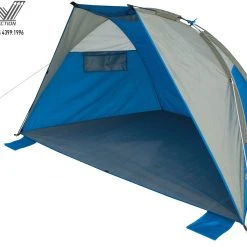 High Peak Bilbao Strandtent, Blauw/grijs -Campz-winkel high peak bilbao beach shelter blue grey 5