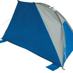 High Peak Bilbao Strandtent, Blauw/grijs -Campz-winkel high peak bilbao beach shelter blue grey 6