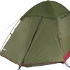 High Peak Kingfisher 2 LW Tent, Olijf/rood -Campz-winkel high peak kingfisher 2 lw tent pesto red 1