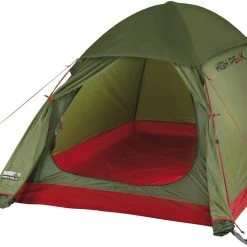 High Peak Kingfisher 2 LW Tent, Olijf/rood -Campz-winkel high peak kingfisher 2 lw tent pesto red 2