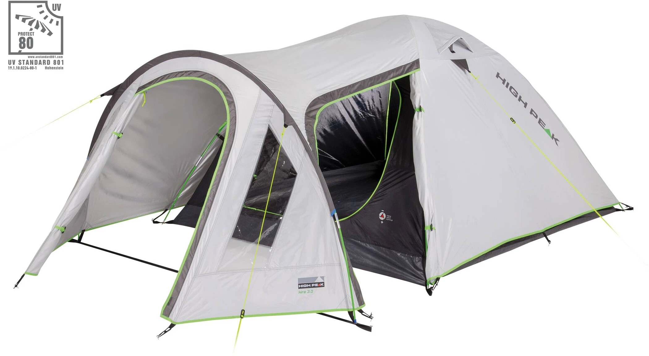 High Peak Kira 3.0 Tent, Grijs 5 High Peak Kira 3.0 Tent, Grijs - Afbeelding 3