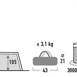 High Peak Kite 3 LW Tent, Olijf 9 High Peak Kite 3 LW Tent, Olijf -Campz-winkel high peak kite 3 lw tent pesto red 4