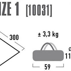 High Peak Tarp 1, Grijs -Campz-winkel high peak tarp 1 grey 3