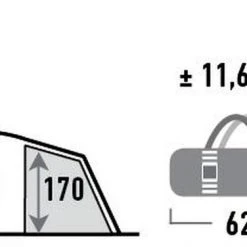 High Peak Tauris 4 Tent, Zwart 11 High Peak Tauris 4 Tent, Zwart -Campz-winkel high peak tauris 4 zelt dunkelgrau gruen 5