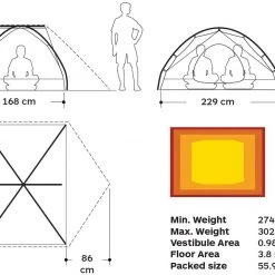 Marmot Vapor 3P Tent, Oranje 45 Marmot Vapor 3P Tent, Oranje -Campz-winkel marmot vapor 3p tent calla green 22