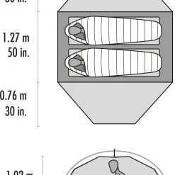 MSR Elixir 2 V2 Tent, Grijs/rood -Campz-winkel msr elixir 2 v2 tent gray red 8