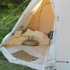 Nordisk Alfheim 19.6 M² Tent Technisch Katoen, Beige -Campz-winkel nordisk alfheim 196 m tent technical cotton natural 5
