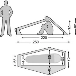 Nordisk Lofoten 1 Tent, Olijf -Campz-winkel nordisk lofoten 1 tent forest green 4