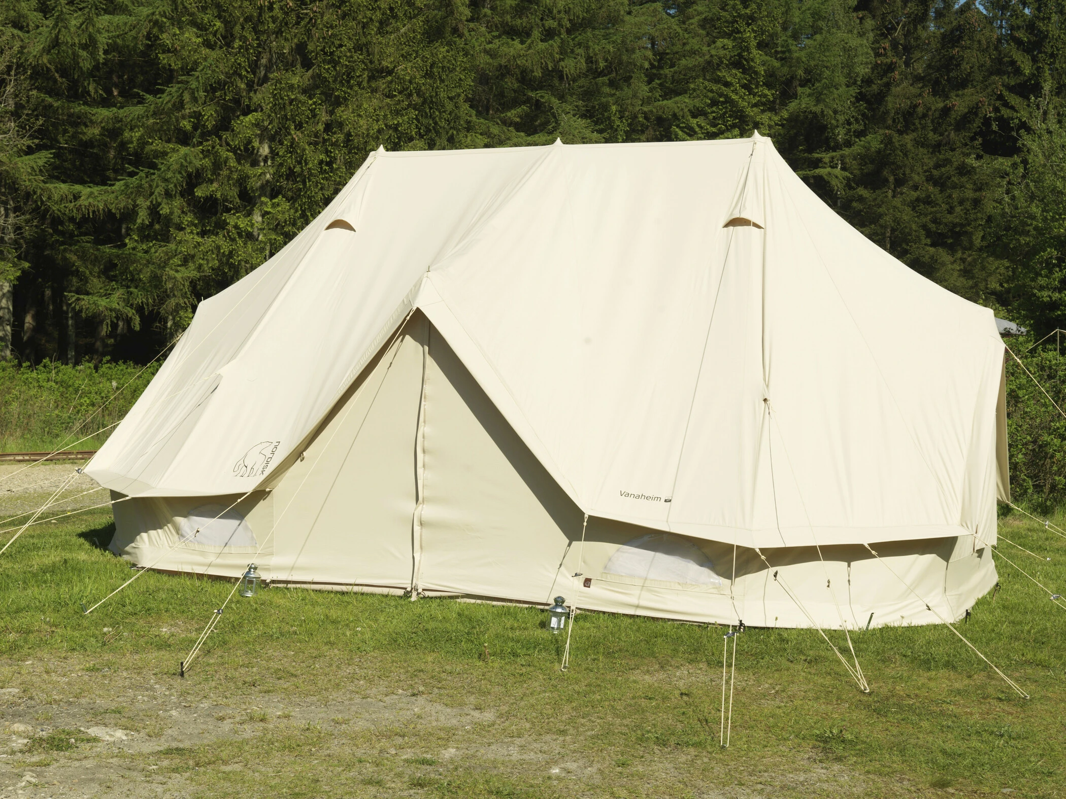 Nordisk Vanaheim 24 M² Tent Technisch Katoen, Beige 5 Nordisk Vanaheim 24 M² Tent Technisch Katoen, Beige - Afbeelding 3