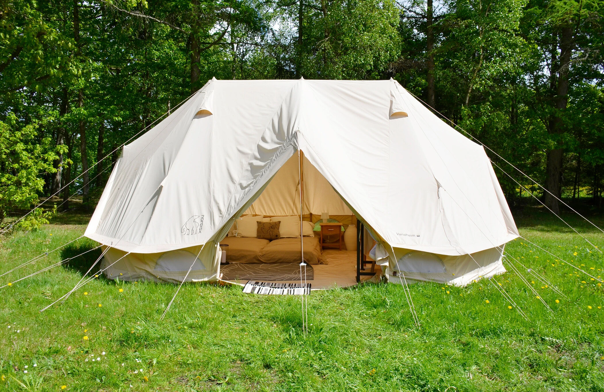 Nordisk Vanaheim 40 M² Tent Technisch Katoen, Beige 6 Nordisk Vanaheim 40 M² Tent Technisch Katoen, Beige - Afbeelding 4