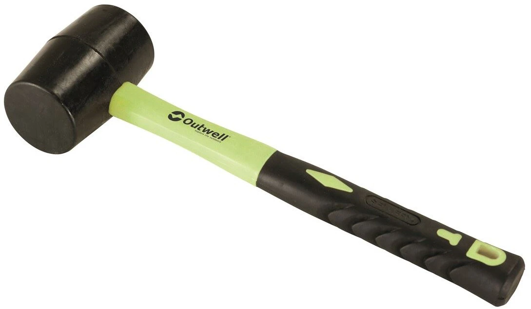 Outwell Camping Mallet 12oz, Zwart/geel 3 Outwell Camping Mallet 12oz, Zwart/geel
