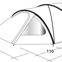 Outwell Cloud 3 Tent, Blauw -Campz-winkel outwell cloud 3 tent blue 10