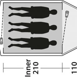 Outwell Cloud 3 Tent, Blauw -Campz-winkel outwell cloud 3 tent blue 11