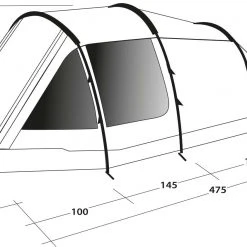 Outwell Dash 5 Tent, Blauw -Campz-winkel outwell dash 5 tent blue 20