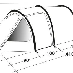 Outwell Earth 3 Tent, Blauw 25 Outwell Earth 3 Tent, Blauw -Campz-winkel outwell earth 3 tent blue 11