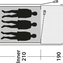 Outwell Earth 3 Tent, Blauw 26 Outwell Earth 3 Tent, Blauw -Campz-winkel outwell earth 3 tent blue 12