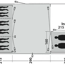 Outwell Winwood 8 Tent, Olijf -Campz-winkel outwell winwood 8 tent 10