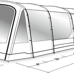 Outwell Winwood 8 Tent, Olijf -Campz-winkel outwell winwood 8 tent 13