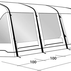 Outwell Wood Lake 6ATC Tent, Blauw/wit -Campz-winkel outwell wood lake 6atc tent navy night 8