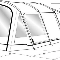 Outwell Yosemite Lake 4TC Tent, Olijf/wit 34 Outwell Yosemite Lake 4TC Tent, Olijf/wit -Campz-winkel outwell yosemite lake 4tc tent dark leaf 15