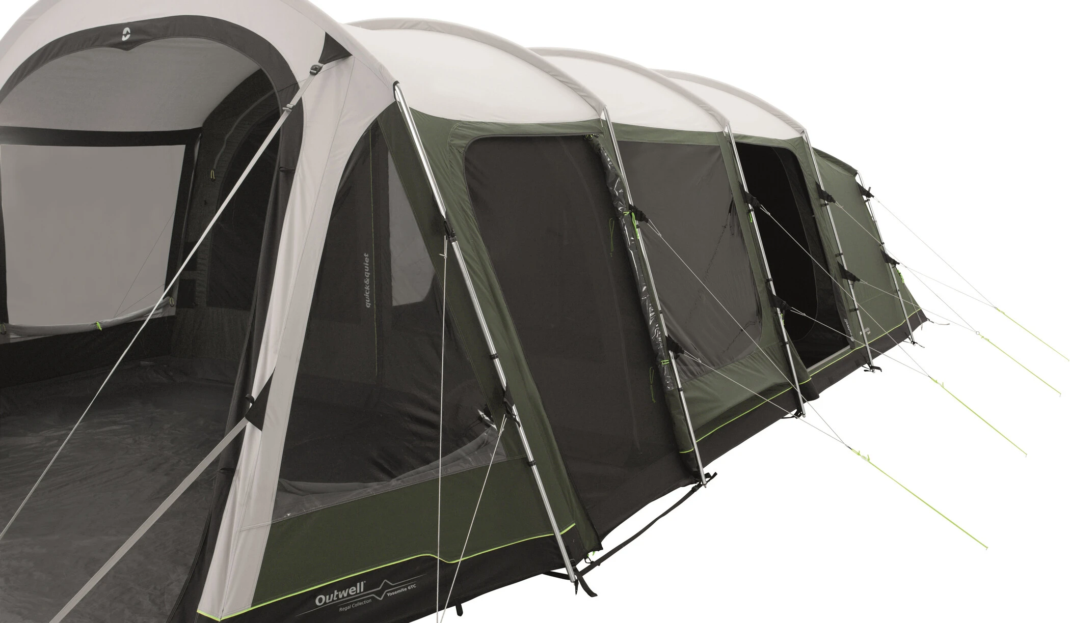 Outwell Yosemite Lake 6TC Tent, Olijf/wit 19 Outwell Yosemite Lake 6TC Tent, Olijf/wit - Afbeelding 17