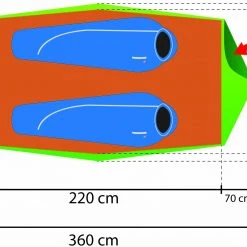 Rejka Femund Tent, Groen -Campz-winkel rejka femund tent alpine green 3