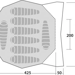 Robens Chinook Ursa TP Tent, Olijf -Campz-winkel robens chinook ursa tp tent dark green 20