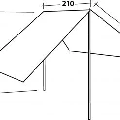 Robens Prospector Dakzeil, Beige -Campz-winkel robens prospector tarp 4