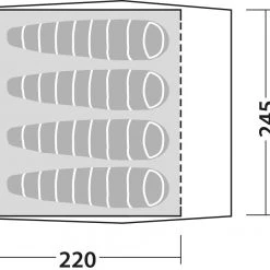 Robens Yukon Shelter Tent, Beige -Campz-winkel robens yukon shelter tent khaki 25