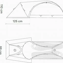 Samaya Assaut2 Nylon Vestibule, Grijs 7 Samaya Assaut2 Nylon Vestibule, Grijs -Campz-winkel samaya assaut2 nylon vestibule grey 3