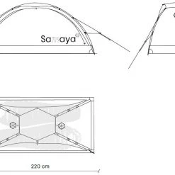 Samaya Samaya2.0 Tent, Blauw -Campz-winkel samaya samaya20 tent blue 4