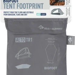 Sea To Summit Alto TR1 BigFoot Footprint, Grijs -Campz-winkel sea to summit alto tr1 bigfoot footprint charcoal 7