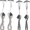 Sea To Summit Ground Control Guy Cords 4 Pack, Grijs