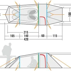 Tatonka Gr&ouml;nland 2 Tent, Olijf -Campz-winkel tatonka groenland 2 tent cocoon 8