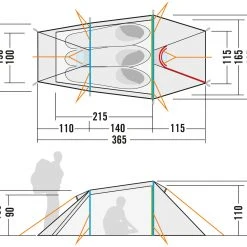 Tatonka Narvik 3 Tent, Olijf -Campz-winkel tatonka narvik 3 tent cocoon 7