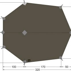 Tatonka Tarp Wing 3 LT, Grijs
