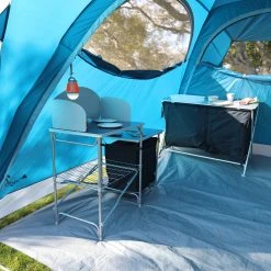Vango Danu Hub Tent, Blauw/grijs -Campz-winkel vango danu hub tent moroccan blue 6