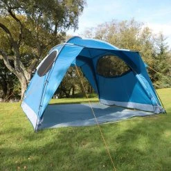 Vango Danu Hub Tent, Blauw/grijs -Campz-winkel vango danu hub tent moroccan blue 7