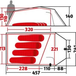 Wechsel Tempest 4 Zero-G Line Tent, Olijf -Campz-winkel wechsel tempest 4 zero g line tent green 13