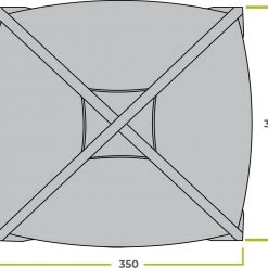 Zempire Aerobase 3 Pavilion Incl. 1 Wall, Groen -Campz-winkel zempire aerobase 3 pavilion incl 1 wall 5